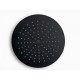 Soffione doccia tondo Paffoni Master diametro 225 mm con braccio doccia da 40 cm linea Exclusive Edition Nero Opaco