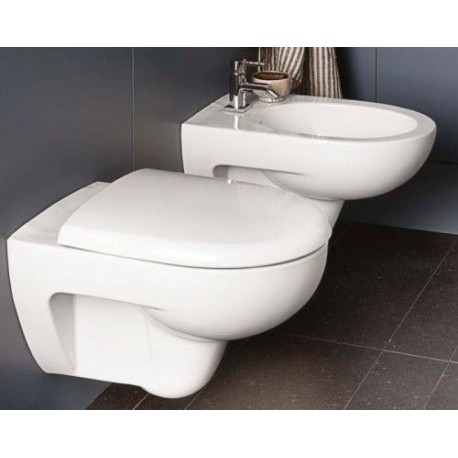 Vaso e Bidet Sospesi Mago Pozzi Ginori Rimfree con Sedile