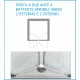 Box Doccia Last Minute (H19) Saloon Altezza 195 cm Cristallo 6 mm Trasparente Profilo Cromo