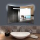 Specchio da Bagno con Altoparlante Bluetooth e Disegno Sabbiato Retroilluminante led 20W art. spe204