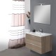 Mobile da bagno Ruby sospeso da 80 cm cordoba con specchio lampada led