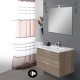 Mobile da bagno Ruby sospeso 80 cm cordoba con specchio lampada led e altoparlante bluetooth