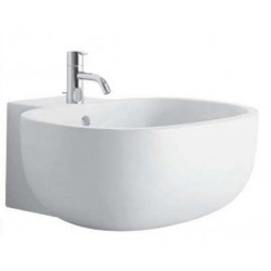 Lavabo Da Appoggio Pozzi Ginori serie 500 Larghezza 52 Cm Con Piano Rubinetteria cod. 41110