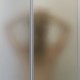 Box Doccia con movimento a soffietto + parete fissa Cristallo 3 mm Satinato Altezza 185 cm con profilo bianco
