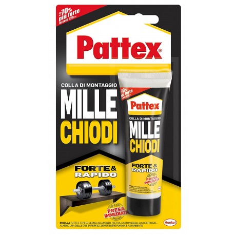 Adesivo colla Mille Chiodi Forte e Rapido Pattex 100 gr