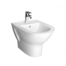 Bidet Sospeso Zentrum di Vitra in Ceramica Bianco