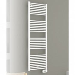 Termoarredo scaldasalviette cordivari lisa 22 elettrico in acciaio verniciato bianco con termostato ambiente digitale eco