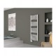 Termoarredo scaldasalviette cordivari 1732 x 500 mm lisa 22 elettrico in acciaio bianco con termostato ambiente digitale eco