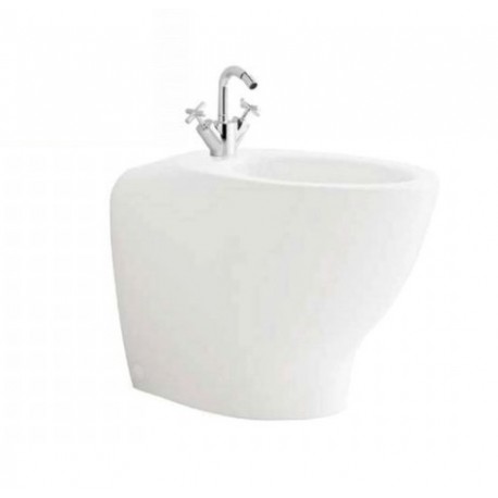 Bidet filomuro Join di Pozzi Ginori in ceramica bianco lucido