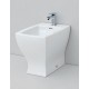 Bidet Jazz di Artceram Filomuro in ceramica bianco lucido