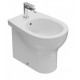 Bidet Multi filomuro Grace di Globo in ceramica bianco lucido