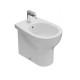 Sanitari Grace di Globo Vaso Senza Brida con Scarico Traslato  + Bidet Multi in ceramica bianco lucido