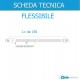 Set doccia monogetto con supporto fisso e flessibile 150 cm