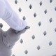 Soffione doccia quadro 30x30 cm slim in acciaio cromato anticalcare