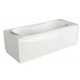 Vasca da bagno 70x160 cm con telaio + 2 pannelli modello calypso marca Novellini