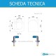 Sedile per vaso sospeso Ideal Standard Fiorile in Termoindurente Bianco a chiusura ammortizzata SOFT-CLOSE e sgancio rapido