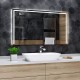 Su Misura Specchio da Bagno Filo Lucido Retroilluminate led con carica batteria cellulare + profumo ambiente art. spe311 