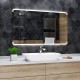 Su Misura Specchio da Bagno Filo Lucido Retroilluminate led con carica batteria cellulare + profumo ambiente art. spe514 