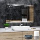 Su Misura Specchio Bagno Smart Filo Lucido Retroilluminante led ad accensione vocale tramite alexa o google assistant art.4424