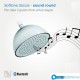 Soffione doccia Nikles sound 200 Round con diffusore musica bluetooth diametro 20 cm