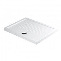 Piatto doccia di galassia 70x100 h 6 cm rettangolare in ceramica bianco + Piletta Sifonata