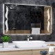 Su Misura Specchio Bagno Smart Filo Lucido Retroilluminante led ad accensione vocale tramite alexa o google assistant art.7422