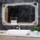 Su Misura Specchio Bagno Smart Filo Lucido Retroilluminante led ad accensione vocale tramite alexa o google assistant art.742