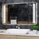 Su Misura Specchio Bagno Smart Filo Lucido Retroilluminante led ad accensione vocale tramite alexa o google assistant art.84