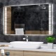 Su Misura Specchio Bagno Smart Filo Lucido Retroilluminante led ad accensione vocale tramite alexa o google assistant art.848