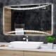 Su Misura Specchio Bagno Smart Filo Lucido Retroilluminante led ad accensione vocale tramite alexa o google assistant art.1948