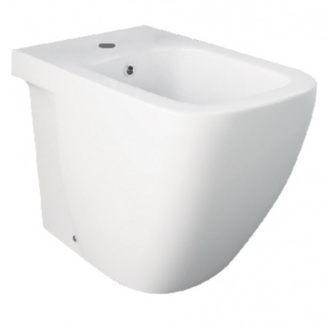 Bidet filomuro CAROLINE di Rak Ceramics in ceramica bianco lucido