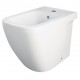 Bidet filomuro CAROLINE di Rak Ceramics in ceramica bianco lucido