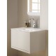 Mobile da Bagno Sospeso 74 cm Bianco Opaco