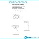 Lavabo da appoggio modello Cloud Rak Ceramics cm 58x40 cm. ceramica bianco opaco matt senza troppopieno