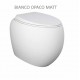 Vaso con fissaggio nascosto Filo muro serie Cloud di Rak Ceramics con Tecnologia Rimless in ceramica bianco matt