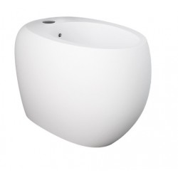 Bidet filomuro con fissaggio nascosto CLOUD di Rak Ceramics in ceramica bianco lucido