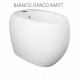 Bidet filomuro con fissaggio nascosto CLOUD di Rak Ceramics in ceramica bianco opaco matt