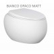 Vaso con fissaggio nascosto sospeso serie Cloud di Rak Ceramics con Tecnologia Rimless in ceramica bianco opaco matt