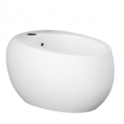 Bidet sospeso con fissaggio nascosto CLOUD di Rak Ceramics in ceramica bianco lucido