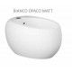 Bidet sospeso con fissaggio nascosto CLOUD di Rak Ceramics in ceramica bianco opaco matt