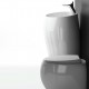 Lavabo autoportante freestanding 86,5h cm. modello Cloud di Rak Ceramics Bianco Lucido con foro per miscelatore
