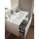 Mobile da Bagno Sospeso 75 cm Stile Vintage