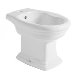 Bidet Classico Modello Pompea in ceramica bianca