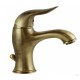 Miscelatore lavabo in ottone bronzato anticato Nice Serie Wilson stile retrò