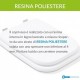 Coprivaso in legno stabilizzato colato in poliestere per vaso Rhonda di Gravena