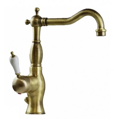 Miscelatore per lavabo modello antico colore bronzo Funny di Nice cod. 60600017BB