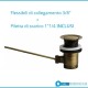 Miscelatore per lavabo modello antico colore bronzo Funny di Nice cod. 60600017BB