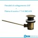 Miscelatore per bidet modello antico colore bronzo Funny di Nice cod. 60600026BB