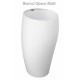 Lavabo autoportante free-standing 86,5h cm. modello Cloud di Rak Ceramics Bianco Opaco Matt con foro per miscelatore