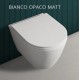 Vaso con fissaggio nascosto sospeso Feeling di Rak Ceramics con Tecnologia Rimless in ceramica bianco opaco matt cod.RST23500A